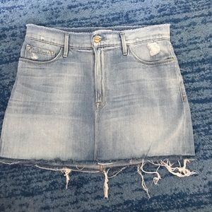 Frame Denim Mini Skirt